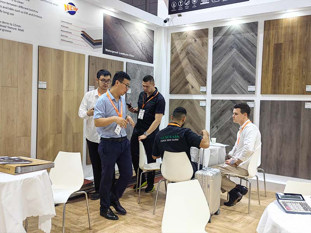 Darekaou Laminate Flooring , SPC Flooring Exhibition