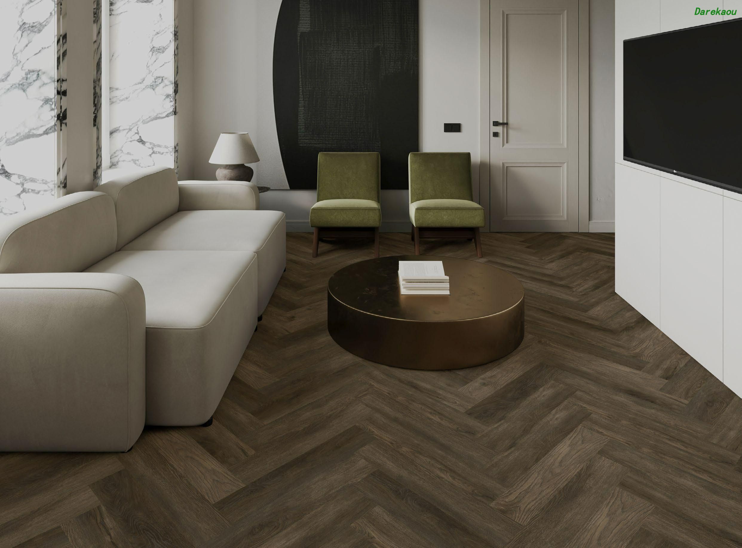 Herringbone LVT Flooring