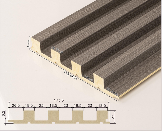 166 Solid Fluted Panel