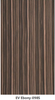 Acoustic Slat Wall Panel - EV Ebony-098s