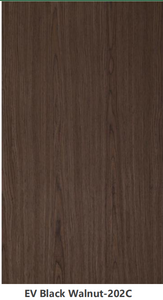 Acoustic Slat Wall Panel - EV Black Walnut-202C