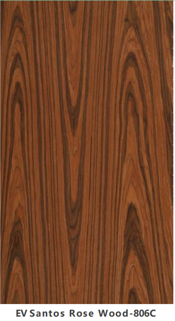 Acoustic Slat Wall Panel - EV Santos Rose Wood-806C