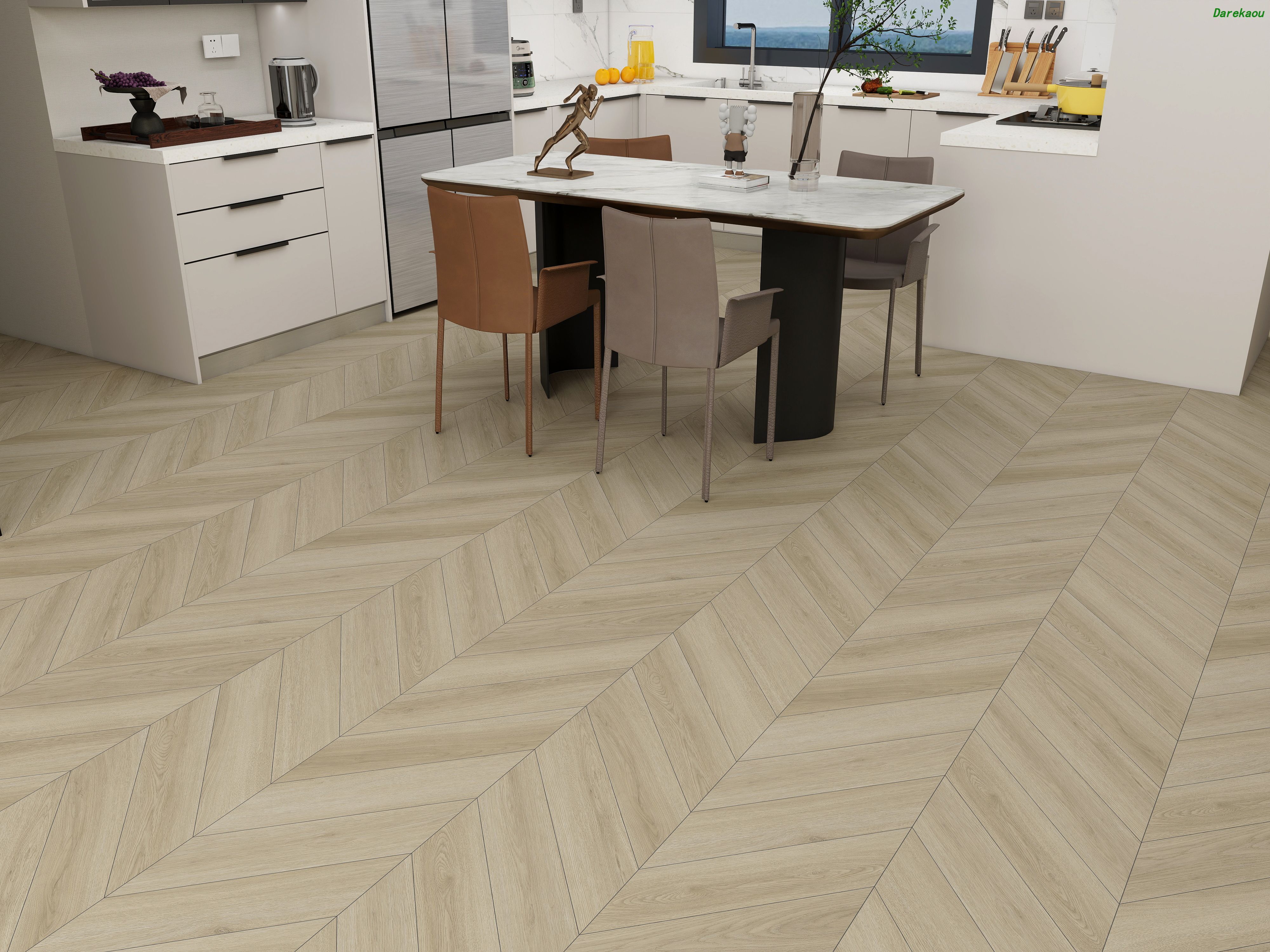 Darekaou Chevron Flooring