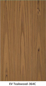 Acoustic Slat Wall Panel - EV Teakwood-364C