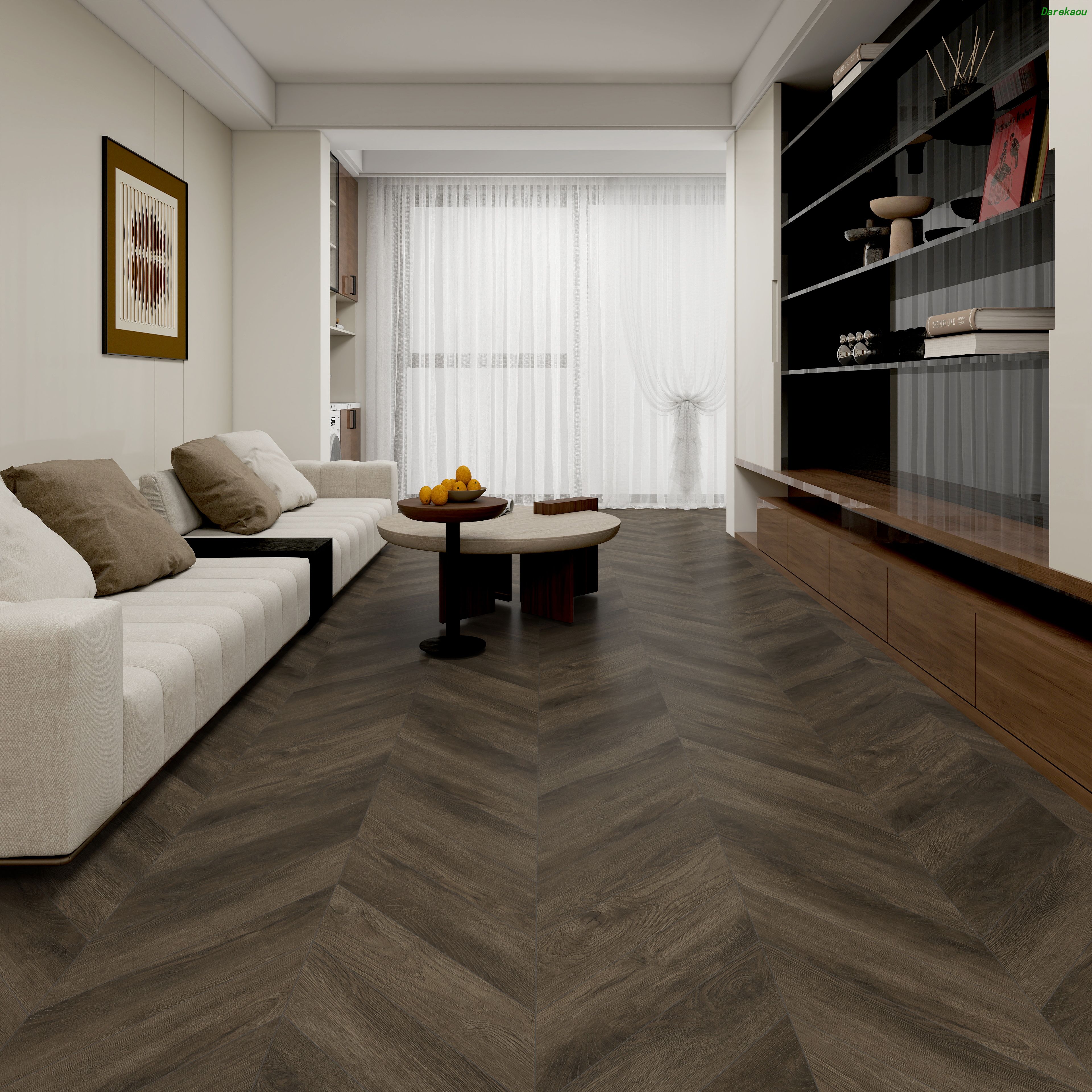 Darekaou Chevron Flooring