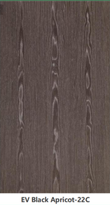 Acoustic Slat Wall Panel - EV Black Apricot-22C