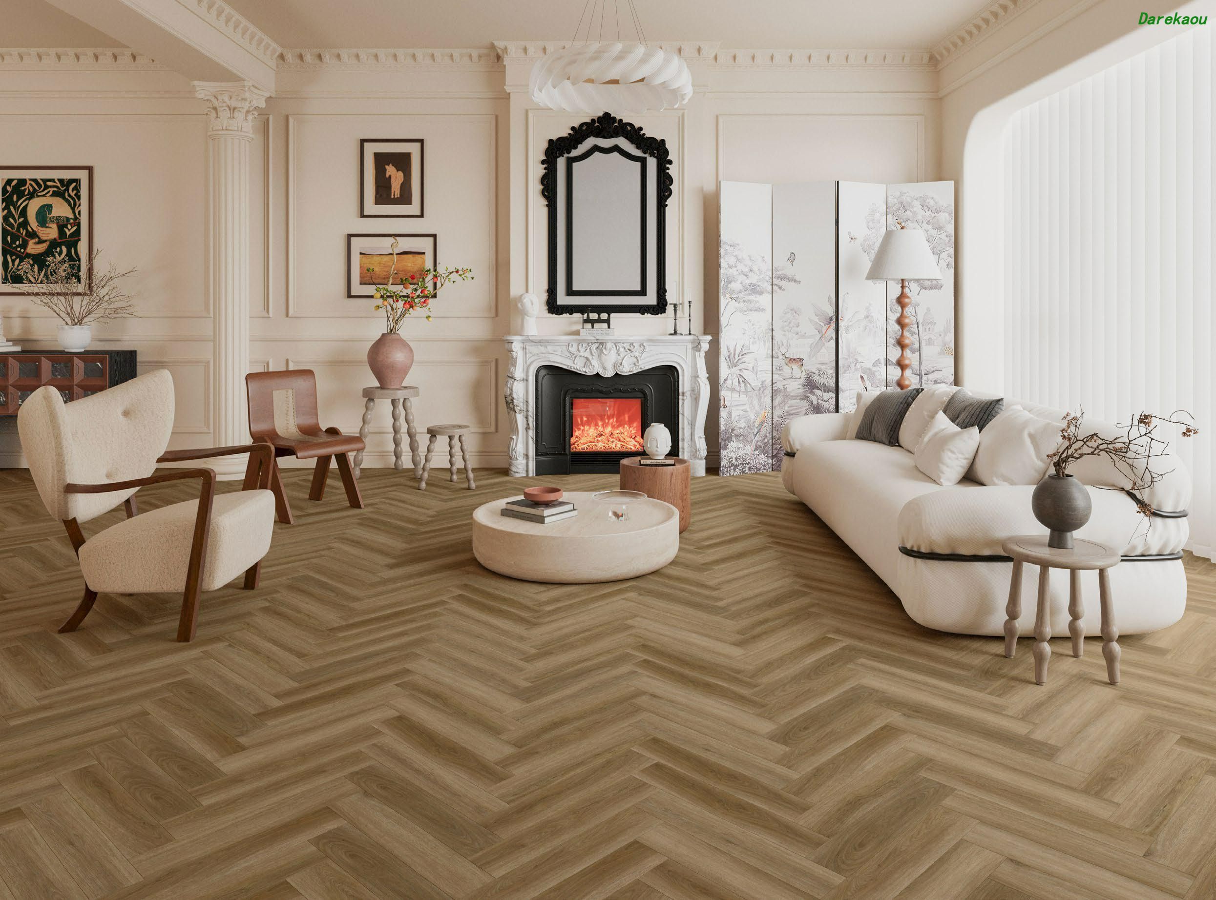 Herringbone LVT Flooring