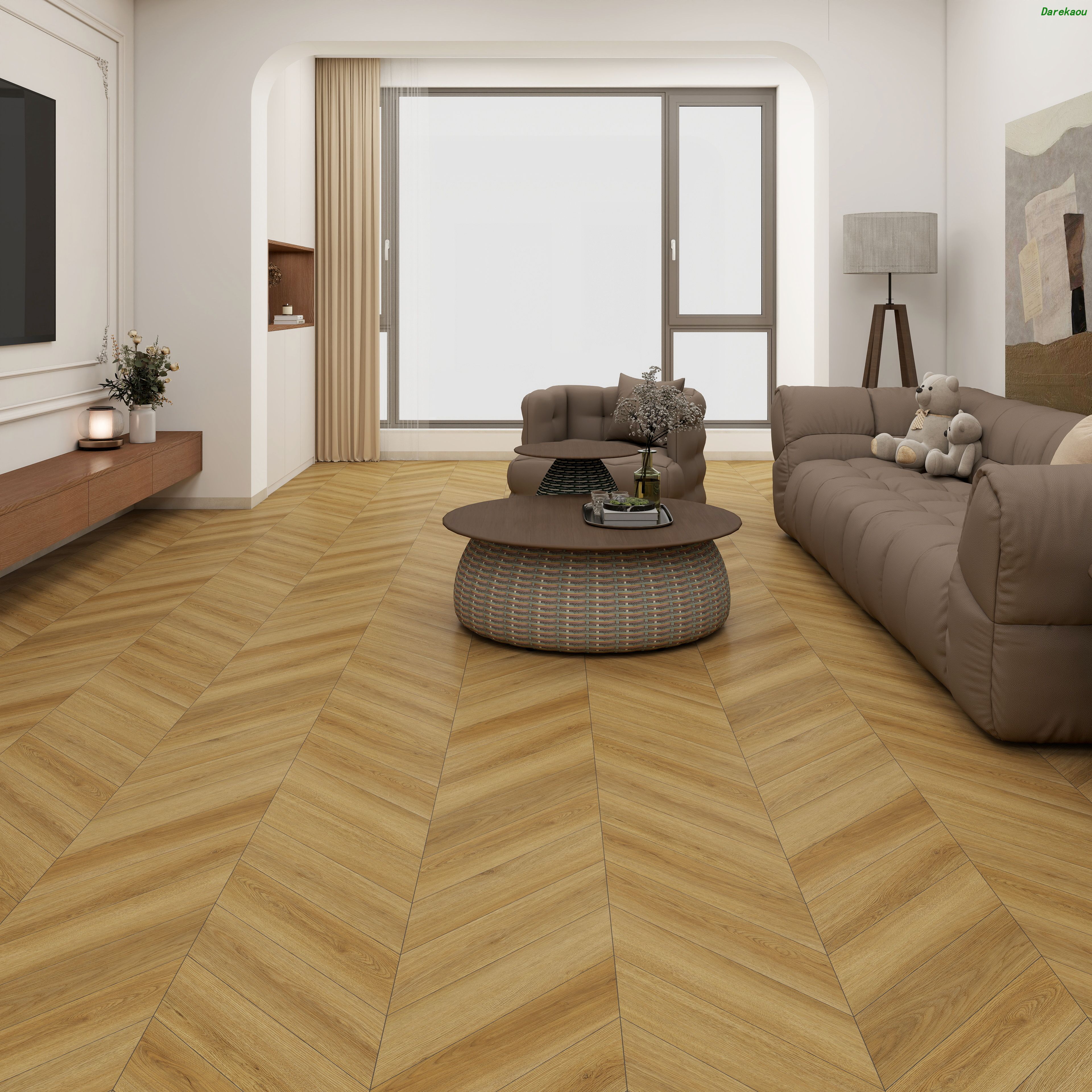 Darekaou Chevron Flooring