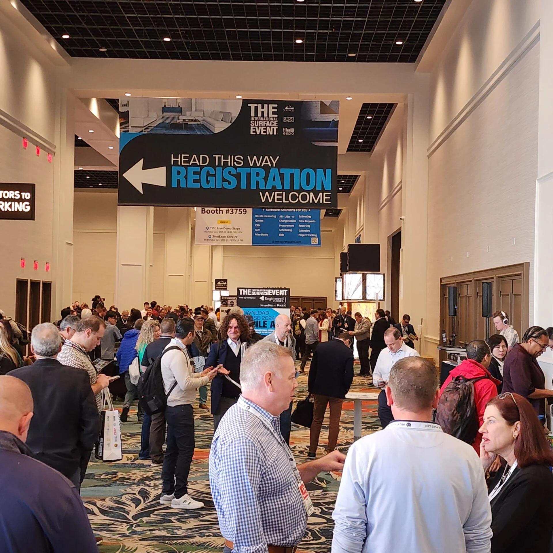 SURFACES TISE 2026 flooring trade show Las Vegas exhibit hall 2.0