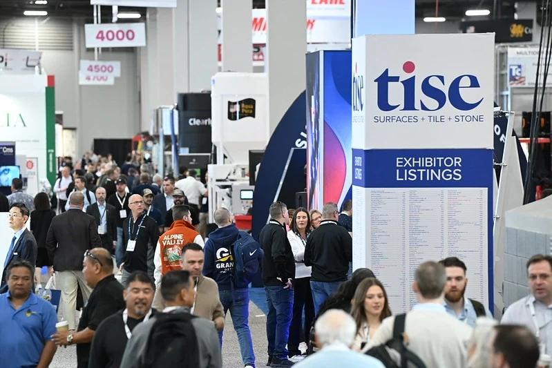 SURFACES TISE 2026 flooring trade show Las Vegas exhibit hall