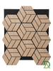 Acoustic Panel - Irregular Combo Pattern
